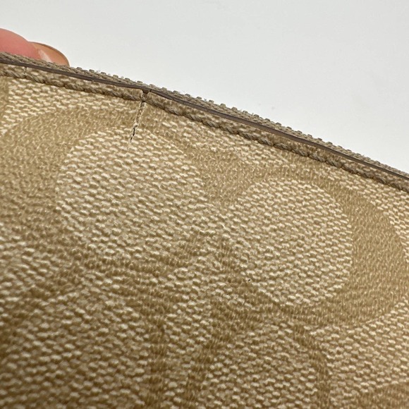 Coach Tan Coated Canvas Wristlet Bundle - Picture 7 of 11